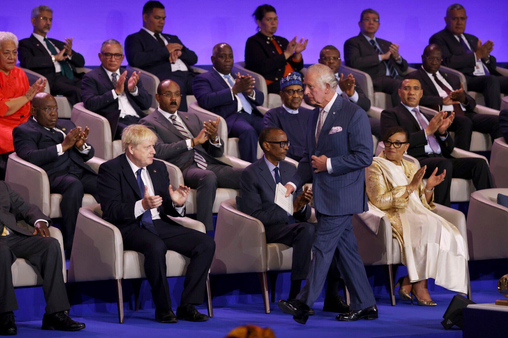 APTOPIX Rwanda Commonwealth Summit
